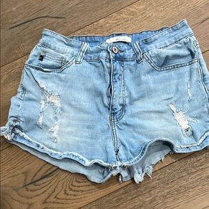 KanCan Blue Distressed Jean Shorts
Denim
